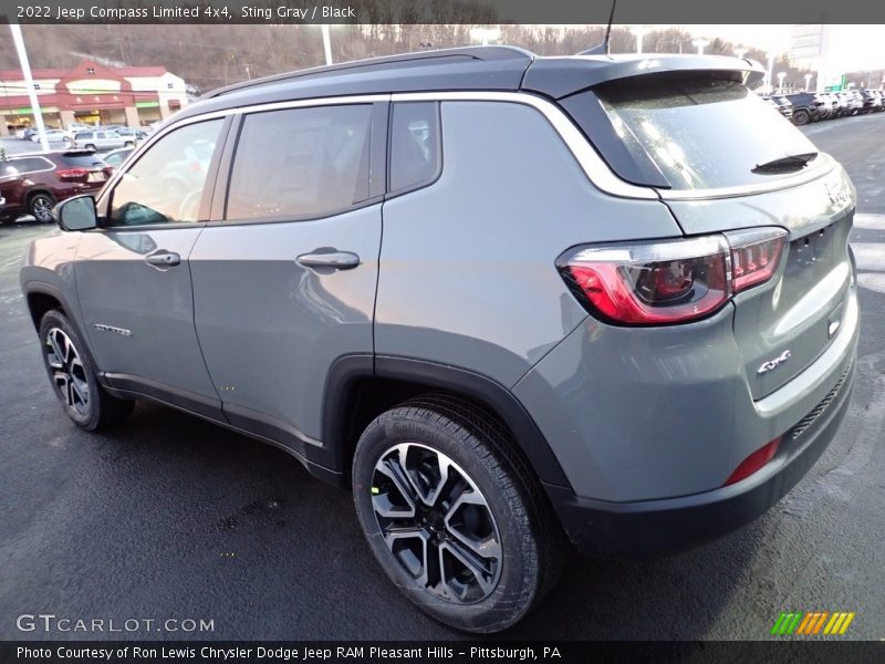Sting Gray / Black 2022 Jeep Compass Limited 4x4