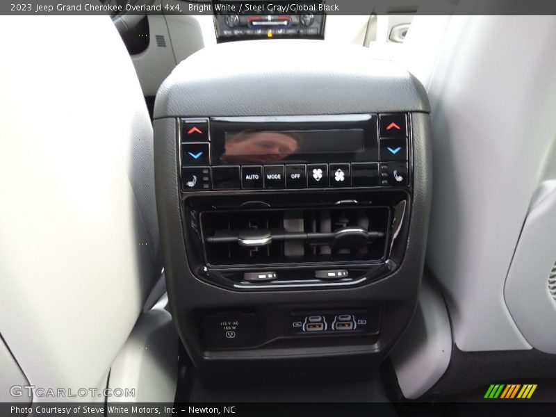 Bright White / Steel Gray/Global Black 2023 Jeep Grand Cherokee Overland 4x4