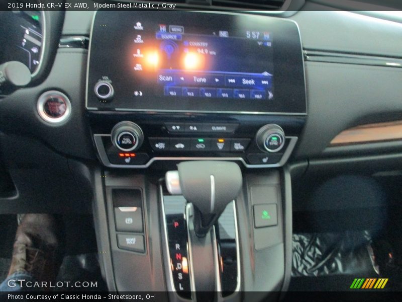 Modern Steel Metallic / Gray 2019 Honda CR-V EX AWD
