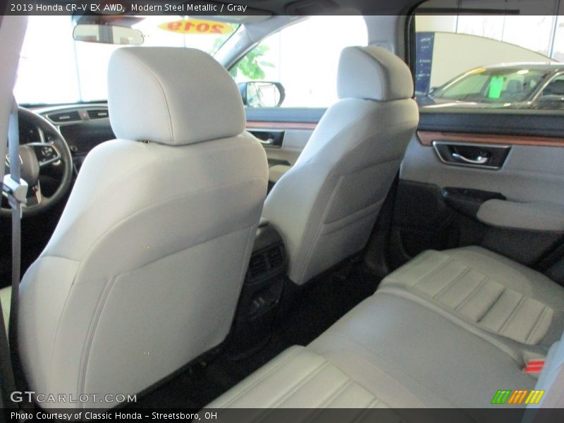 Modern Steel Metallic / Gray 2019 Honda CR-V EX AWD