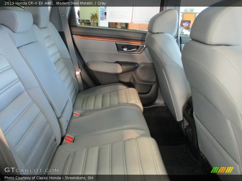 Modern Steel Metallic / Gray 2019 Honda CR-V EX AWD