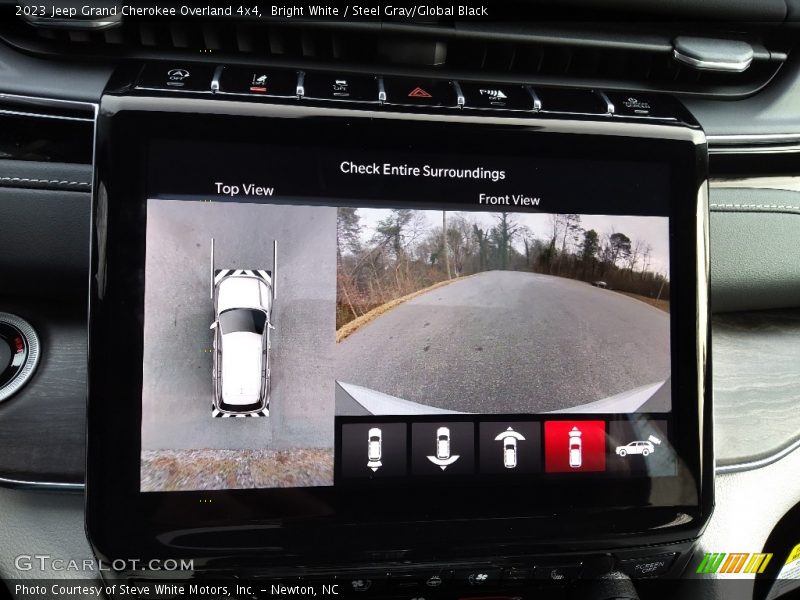 Bright White / Steel Gray/Global Black 2023 Jeep Grand Cherokee Overland 4x4