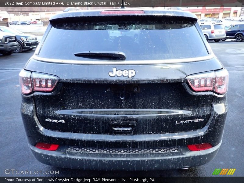 Diamond Black Crystal Pearl / Black 2022 Jeep Compass Limited 4x4