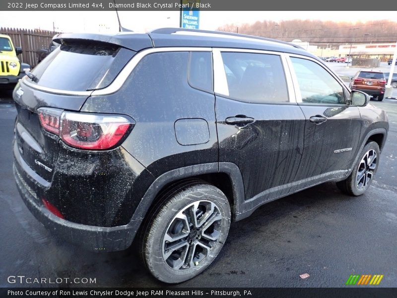 Diamond Black Crystal Pearl / Black 2022 Jeep Compass Limited 4x4