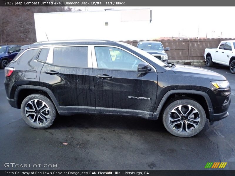 Diamond Black Crystal Pearl / Black 2022 Jeep Compass Limited 4x4
