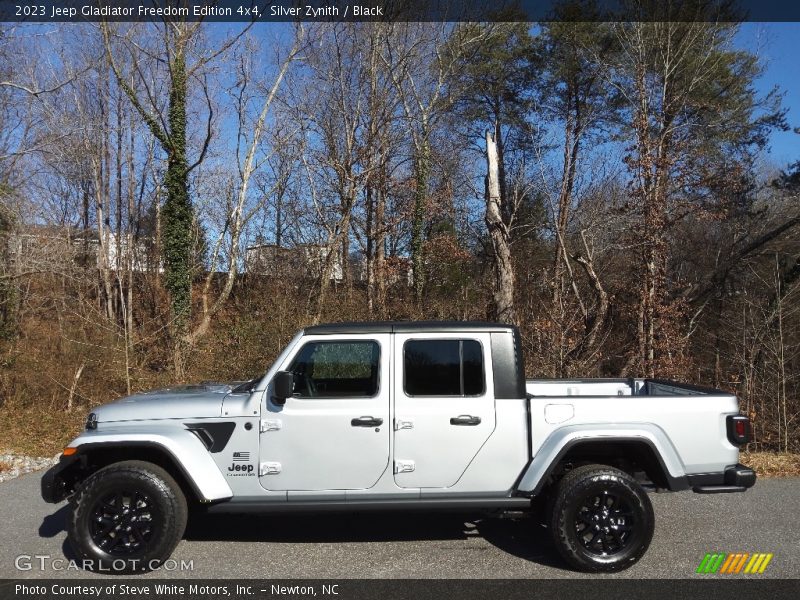Silver Zynith / Black 2023 Jeep Gladiator Freedom Edition 4x4