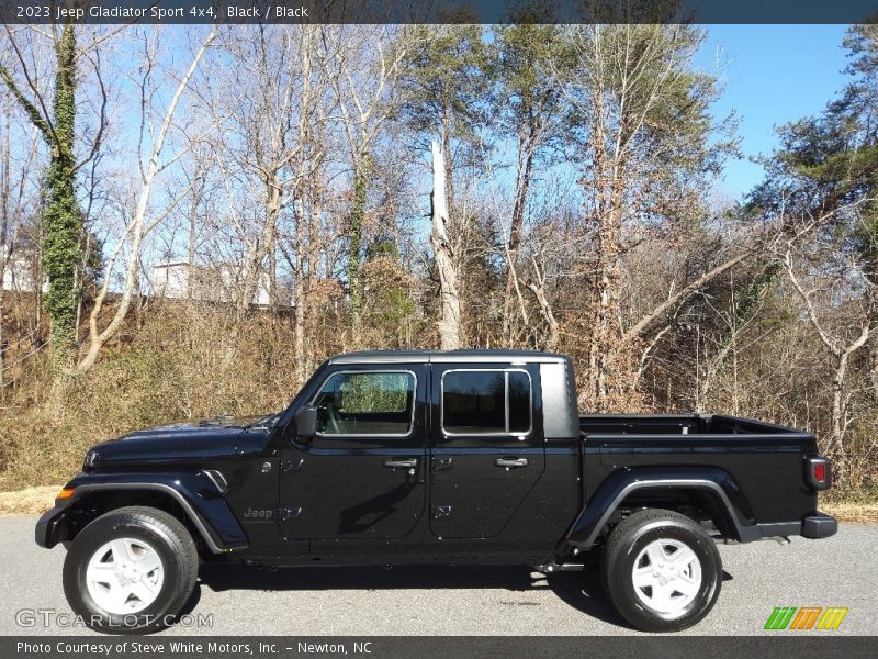 Black / Black 2023 Jeep Gladiator Sport 4x4
