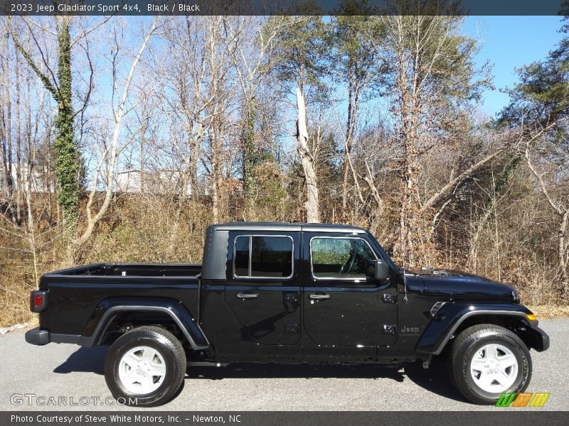 Black / Black 2023 Jeep Gladiator Sport 4x4