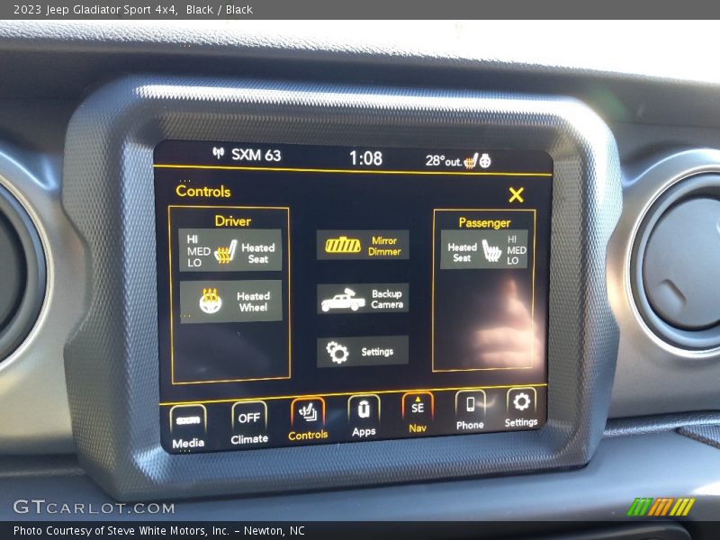 Black / Black 2023 Jeep Gladiator Sport 4x4