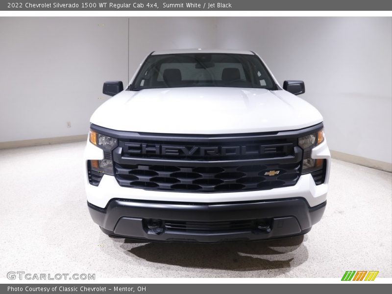 Summit White / Jet Black 2022 Chevrolet Silverado 1500 WT Regular Cab 4x4