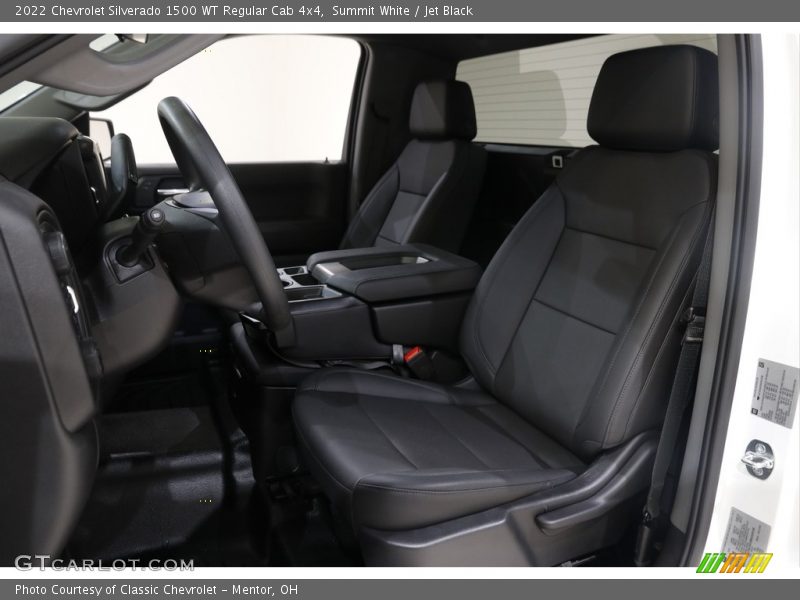 Summit White / Jet Black 2022 Chevrolet Silverado 1500 WT Regular Cab 4x4