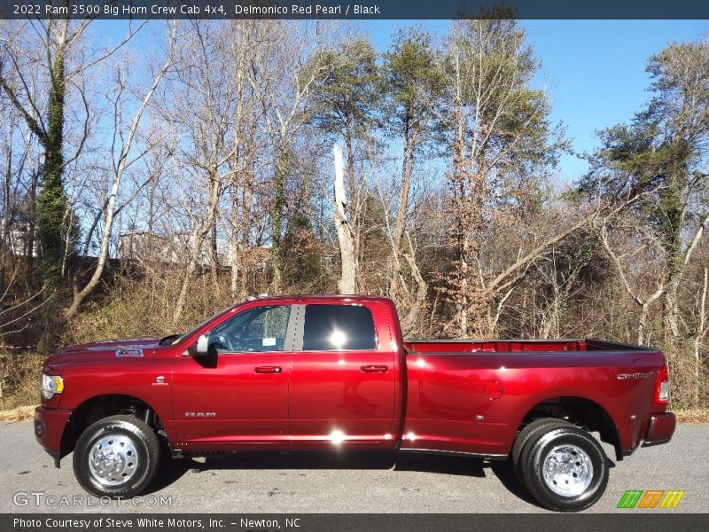 Delmonico Red Pearl / Black 2022 Ram 3500 Big Horn Crew Cab 4x4