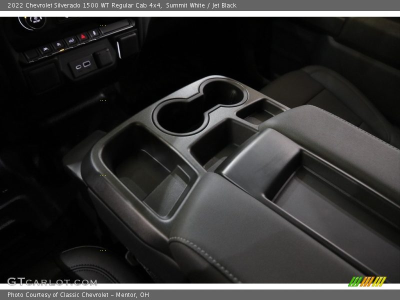 Summit White / Jet Black 2022 Chevrolet Silverado 1500 WT Regular Cab 4x4