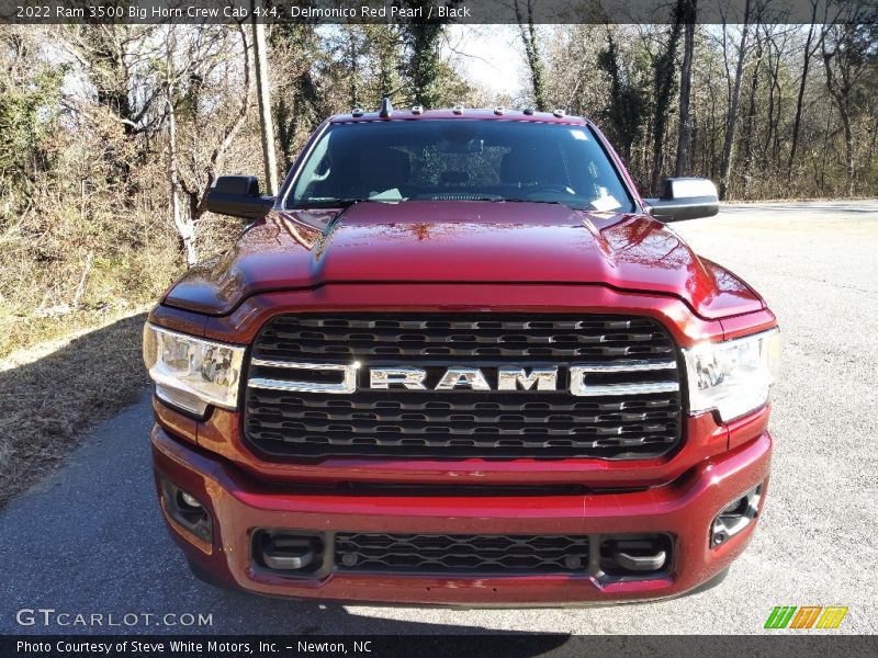 Delmonico Red Pearl / Black 2022 Ram 3500 Big Horn Crew Cab 4x4
