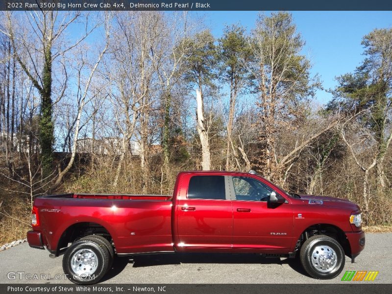 Delmonico Red Pearl / Black 2022 Ram 3500 Big Horn Crew Cab 4x4