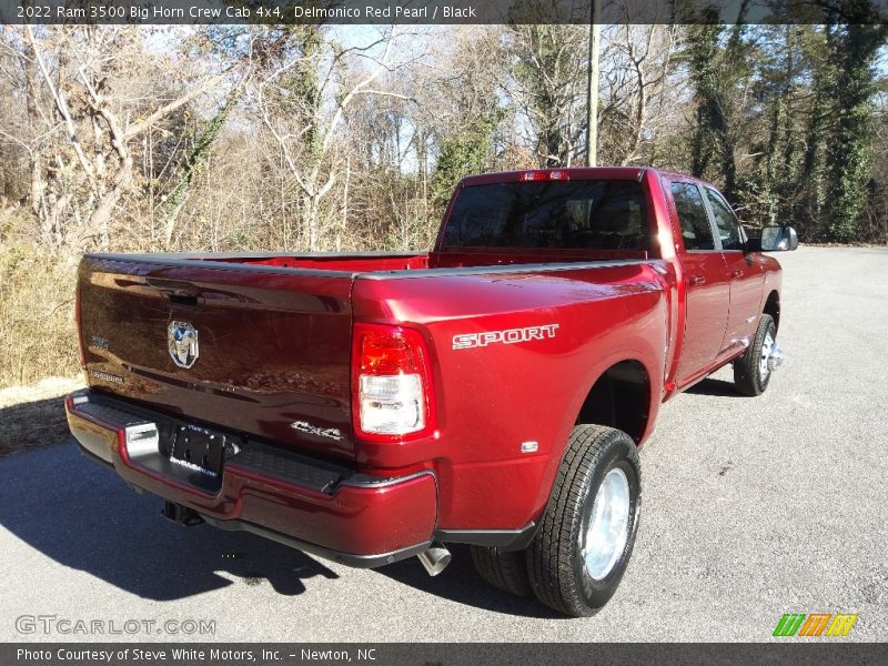 Delmonico Red Pearl / Black 2022 Ram 3500 Big Horn Crew Cab 4x4