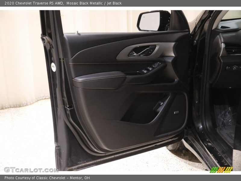 Mosaic Black Metallic / Jet Black 2020 Chevrolet Traverse RS AWD
