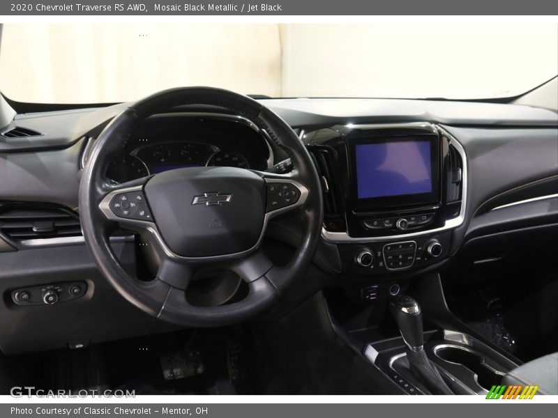 Mosaic Black Metallic / Jet Black 2020 Chevrolet Traverse RS AWD