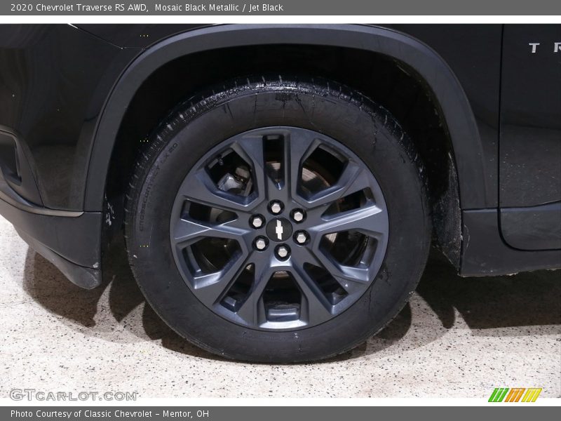 Mosaic Black Metallic / Jet Black 2020 Chevrolet Traverse RS AWD