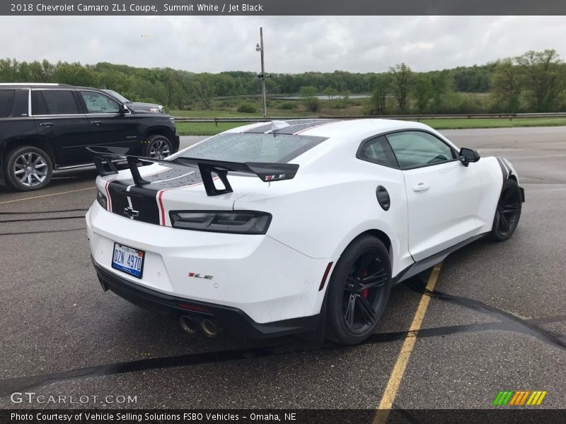 Summit White / Jet Black 2018 Chevrolet Camaro ZL1 Coupe