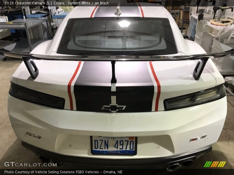 Summit White / Jet Black 2018 Chevrolet Camaro ZL1 Coupe