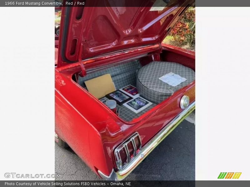 Red / Red 1966 Ford Mustang Convertible