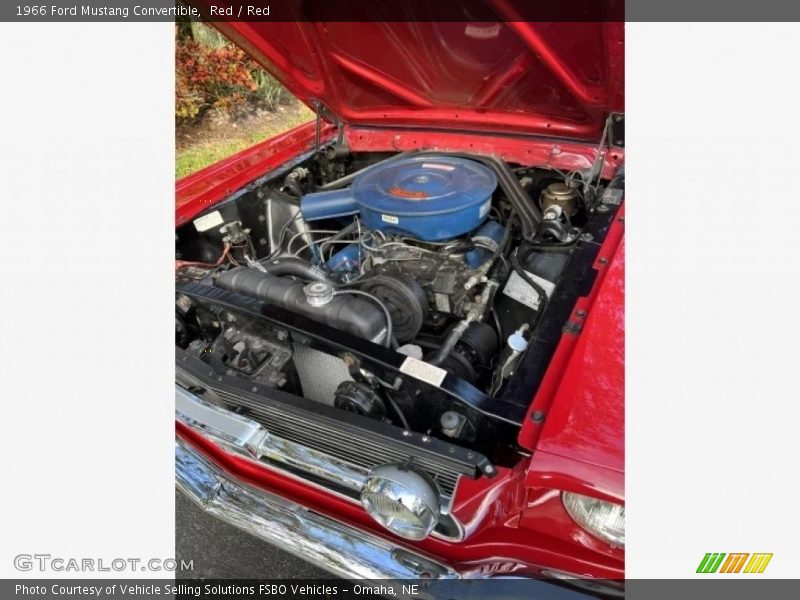 Red / Red 1966 Ford Mustang Convertible