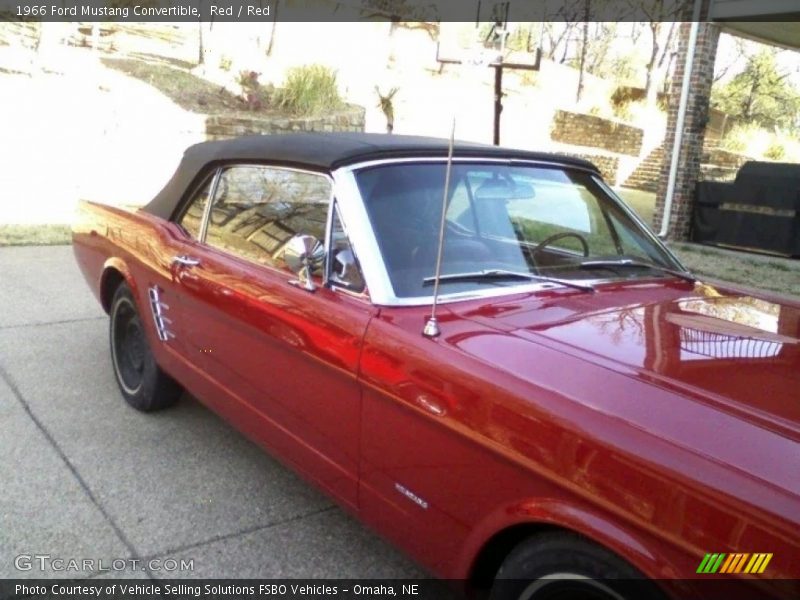 Red / Red 1966 Ford Mustang Convertible