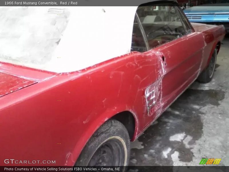 Red / Red 1966 Ford Mustang Convertible