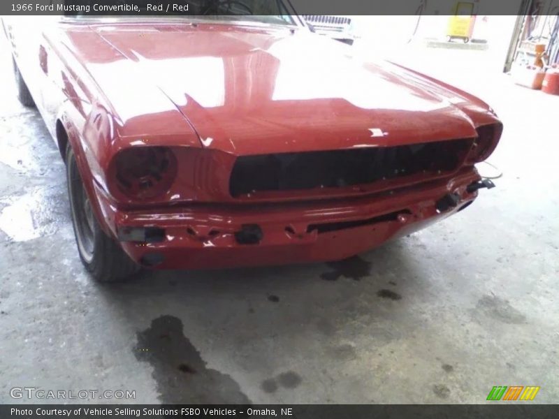 Red / Red 1966 Ford Mustang Convertible