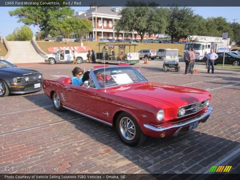 Red / Red 1966 Ford Mustang Convertible