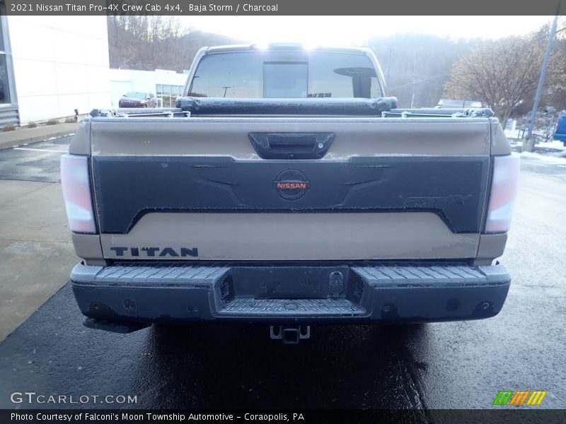 Baja Storm / Charcoal 2021 Nissan Titan Pro-4X Crew Cab 4x4