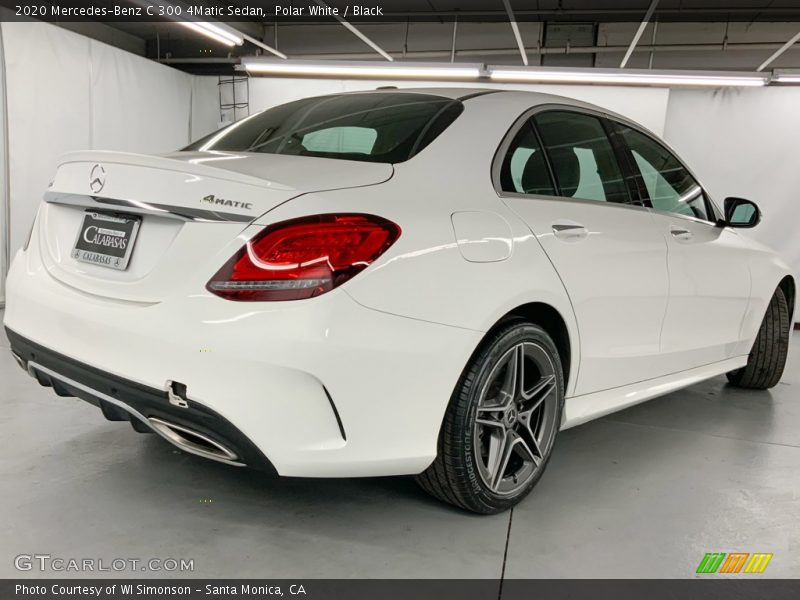 Polar White / Black 2020 Mercedes-Benz C 300 4Matic Sedan