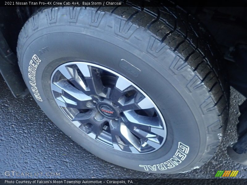 Baja Storm / Charcoal 2021 Nissan Titan Pro-4X Crew Cab 4x4