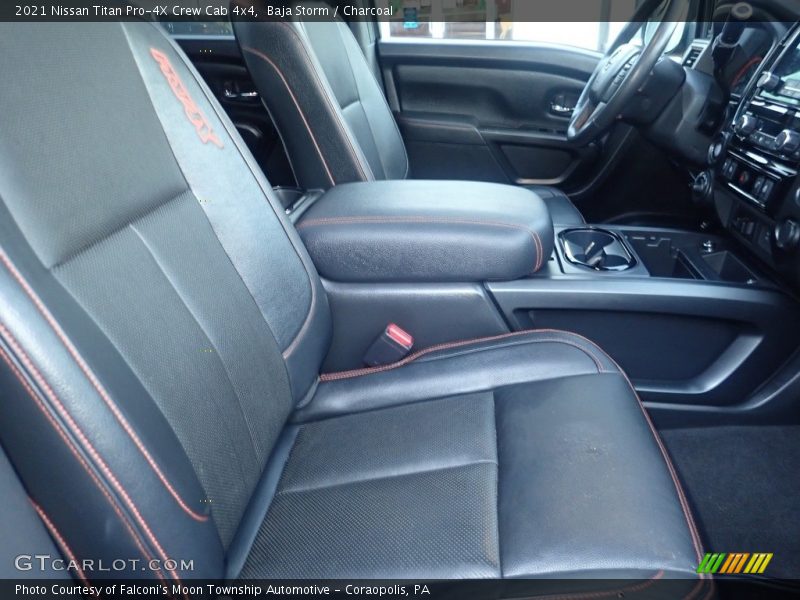 Front Seat of 2021 Titan Pro-4X Crew Cab 4x4