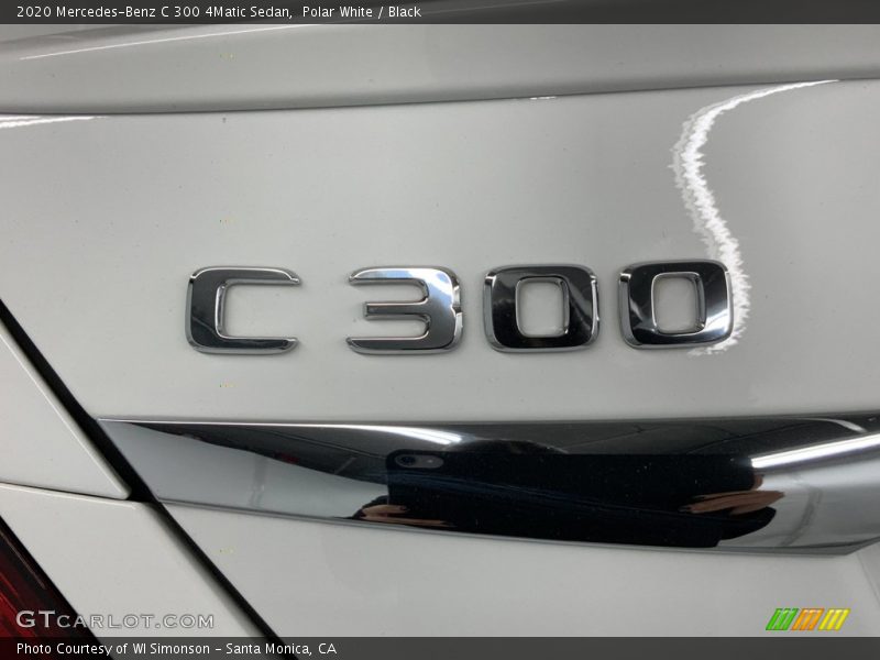 Polar White / Black 2020 Mercedes-Benz C 300 4Matic Sedan