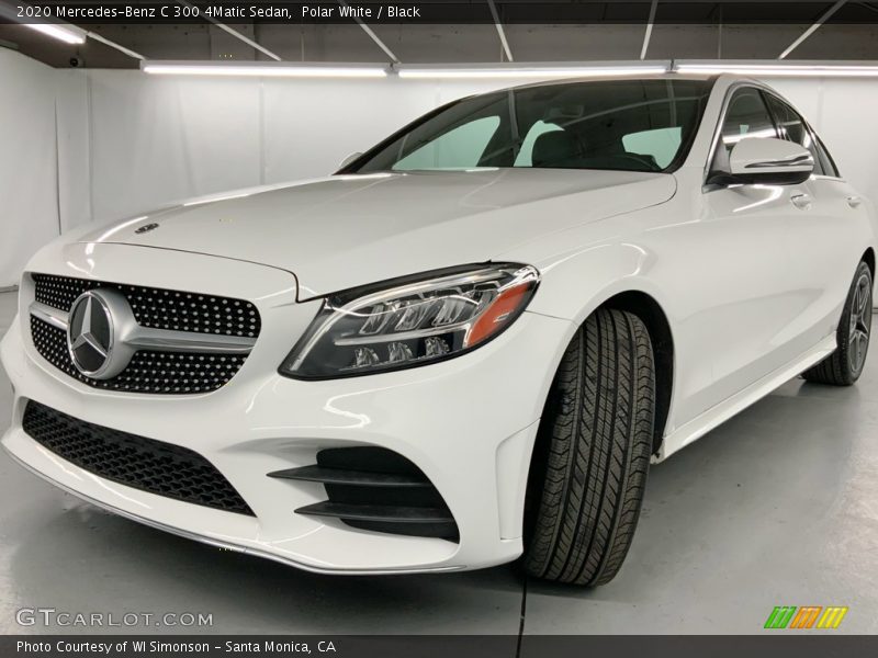 Polar White / Black 2020 Mercedes-Benz C 300 4Matic Sedan