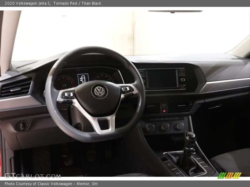 Tornado Red / Titan Black 2020 Volkswagen Jetta S
