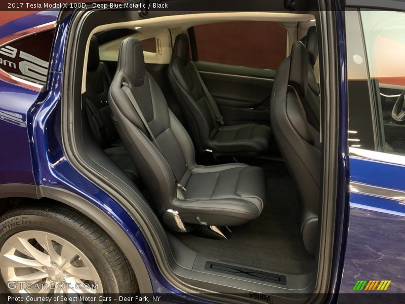 Rear Seat of 2017 Model X 100D