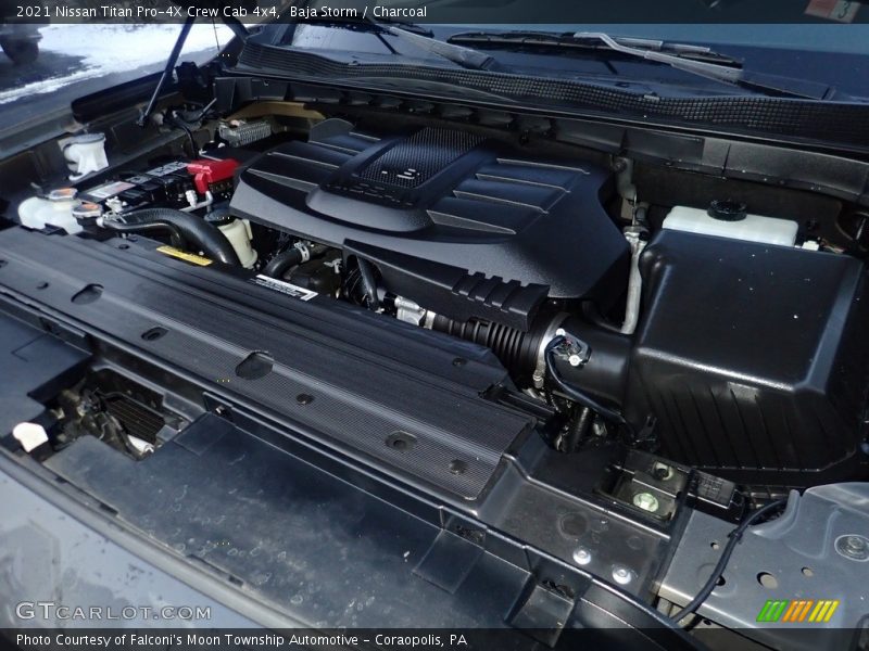 Baja Storm / Charcoal 2021 Nissan Titan Pro-4X Crew Cab 4x4