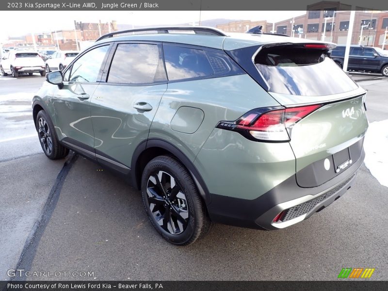 Jungle Green / Black 2023 Kia Sportage X-Line AWD