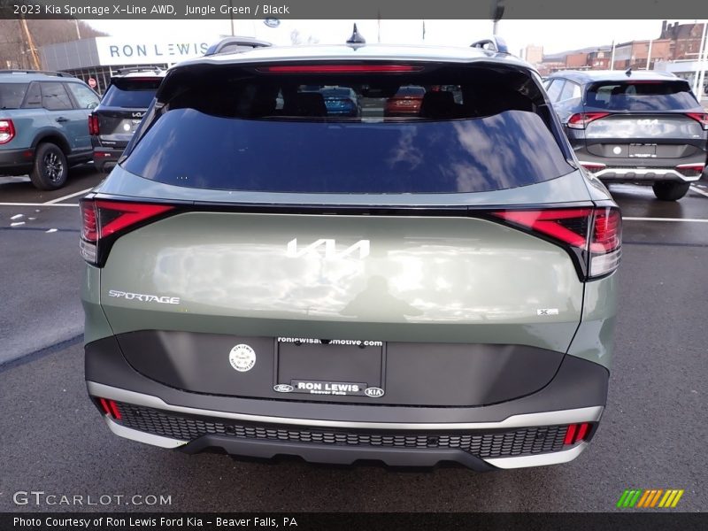 Jungle Green / Black 2023 Kia Sportage X-Line AWD