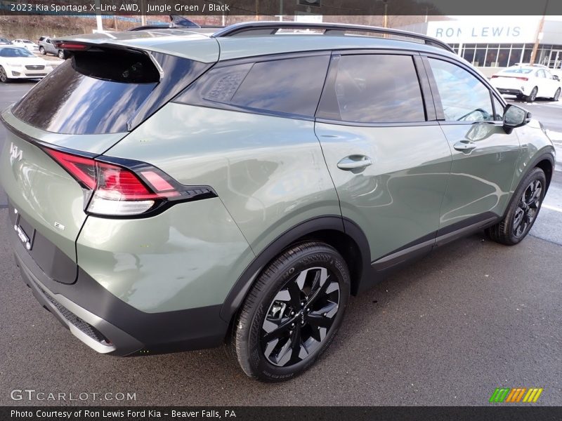 Jungle Green / Black 2023 Kia Sportage X-Line AWD