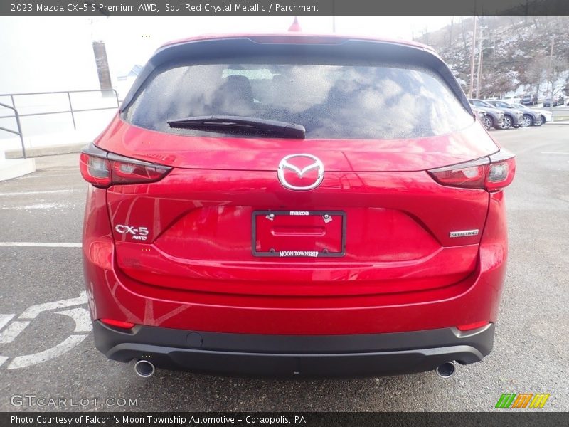 Soul Red Crystal Metallic / Parchment 2023 Mazda CX-5 S Premium AWD