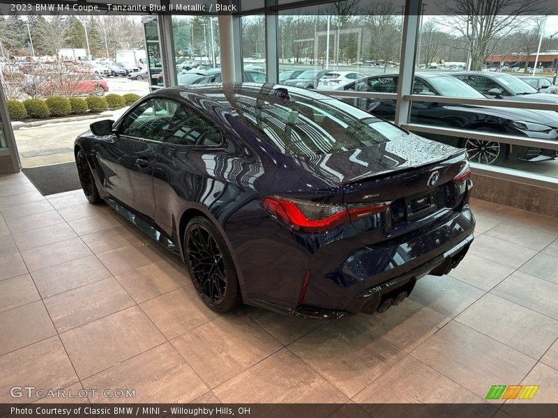 Tanzanite Blue II Metallic / Black 2023 BMW M4 Coupe