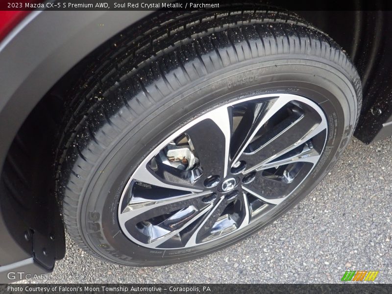 Soul Red Crystal Metallic / Parchment 2023 Mazda CX-5 S Premium AWD