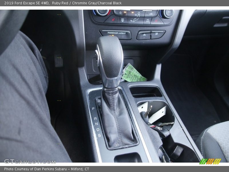 Ruby Red / Chromite Gray/Charcoal Black 2019 Ford Escape SE 4WD