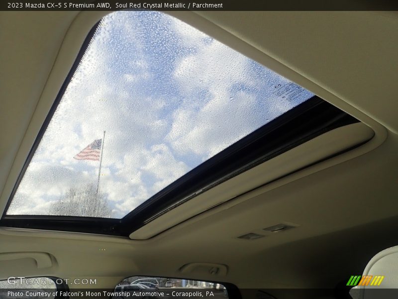 Soul Red Crystal Metallic / Parchment 2023 Mazda CX-5 S Premium AWD