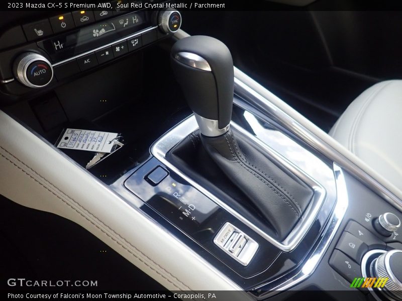 Soul Red Crystal Metallic / Parchment 2023 Mazda CX-5 S Premium AWD
