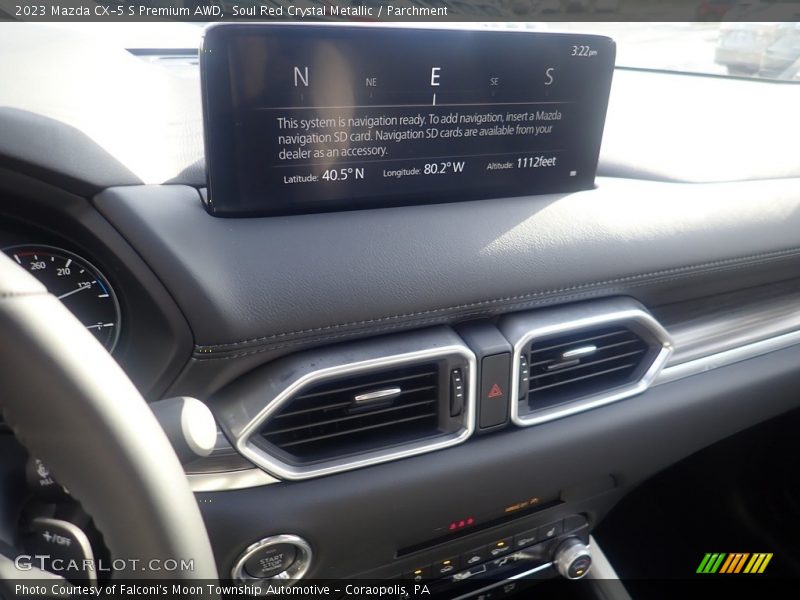 Soul Red Crystal Metallic / Parchment 2023 Mazda CX-5 S Premium AWD